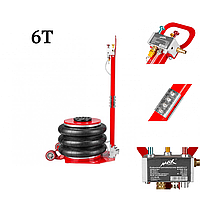 Домкрат пневматический 6Т, 400 мм, 12 бар MAX