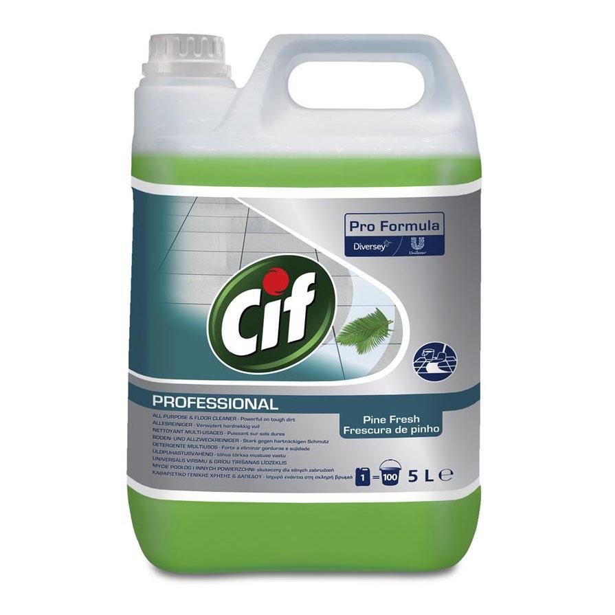 Моющее средство для водостойких поверхностей Diversey Cif Professional All Purpose Cleaner Pine Fresh, 5 л - фото 1 - id-p2101675142