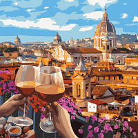 Картина по номерам Santi Вино в Италии 40х40 см (954748)