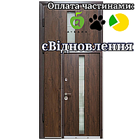 Входная дверь Very Dveri серия Коттедж модель Браун-Глас 950 с терморазрывом