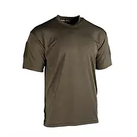 Футболка тактическая Sturm Mil-Tec "Tactical T-Shirt QuickDry" Olive однотонная армейская футболка олива