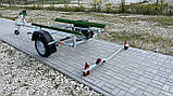 Лафет для лодки ПВХ, прицеп для скутера до 3,8 м оцинкований ТБ 4,3 "Палич" ., фото 4