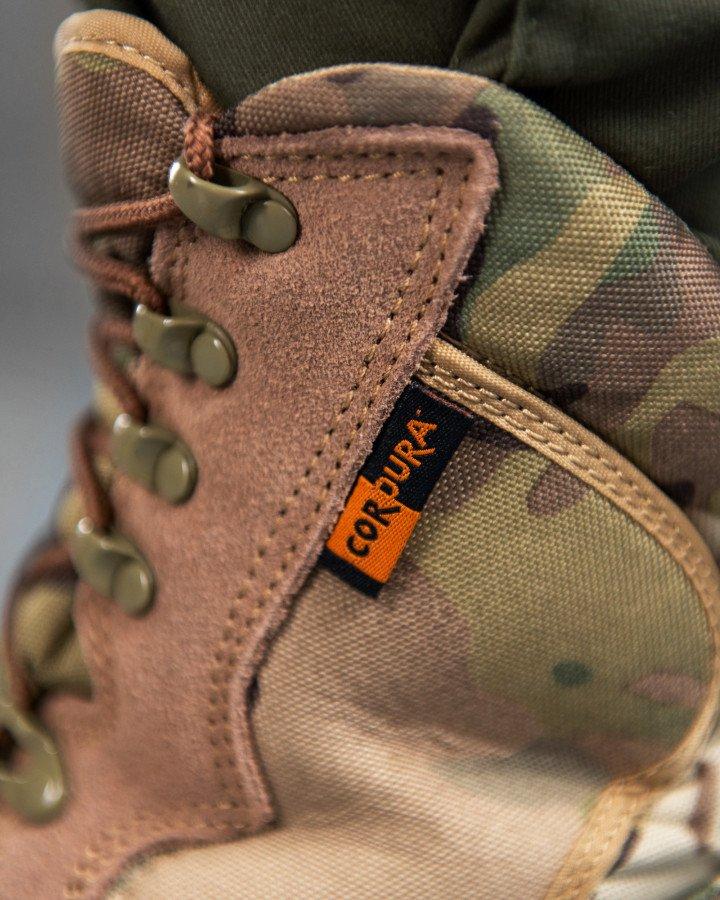 Тактические ботинки весенние Monolit Cordura мультикам, армейские высокие берцы с подошвой Eva - фото 4 - id-p2101683260