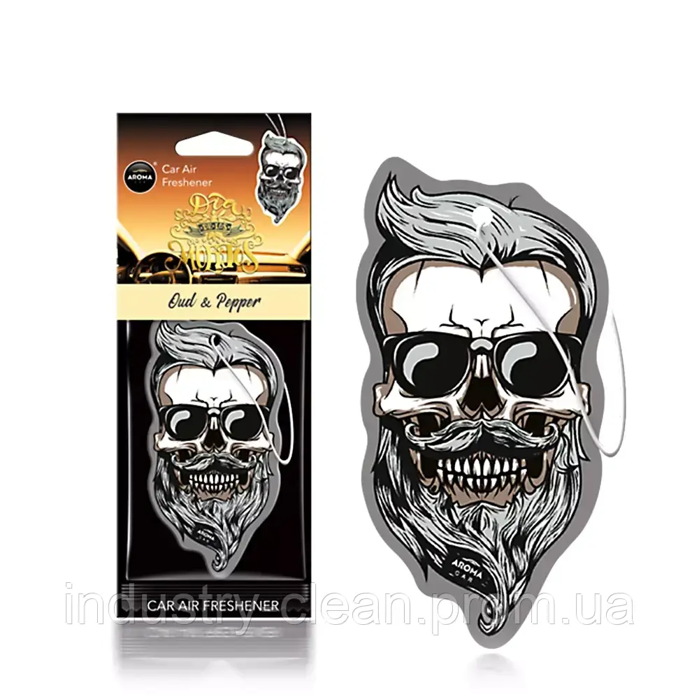 Автомобільний ароматизатор Aroma Car Dia De Los Muertos - Oud & Pepper Skull (831204)