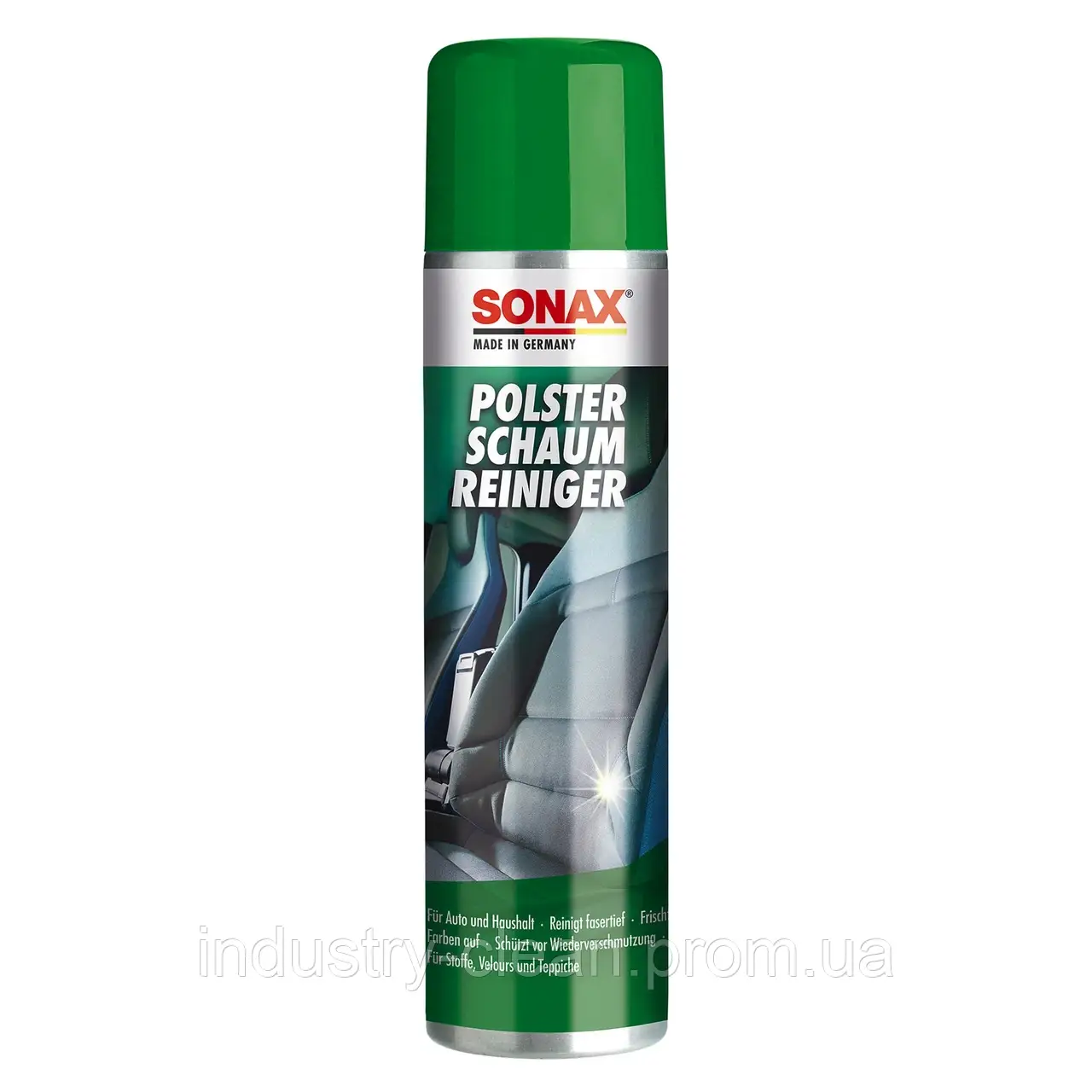 Пінний очищувач плям текстильного салону 400 мл SONAX Foam Upholstery Cleaner (306200)