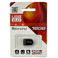 USB флеш накопитель Mibrand 16GB Scorpio Black USB 2.0