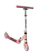 Самокат двоколісний Best Scooter (кермо 68-89см, колеса PU діаметр 145мм, ножні гальма) R - 23617, фото 2