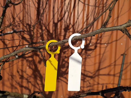 Бірки для маркування рослин Жовті 50шт, фото 1