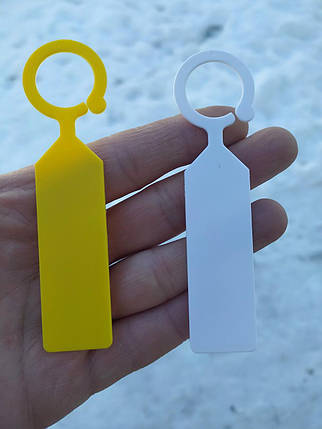 Бірки для маркування рослин Жовті 50шт, фото 2