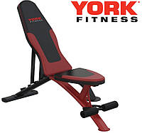 Скамья для жима York Fitness Delta FID / Макс. нагрузка 150 кг.