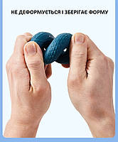 Еспандер кистьовий для зміцнення та розвитку передпліч, зап'ястей та пальців. Еспандер силіконовий для рук 2 в 1, фото 7