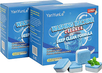 Засіб для чищення пральних машин Washing Mashine Cleaner 12 шт