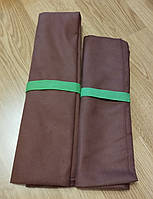 Набор коричневых полотенец микрофибра 65х120 и 80х135. Быстросохнущее полотенце спортивное