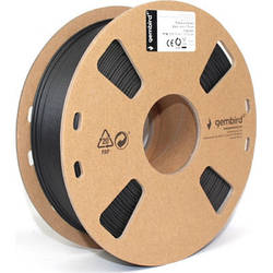 Пластик для 3D-принтера Gembird PLA+, 1.75 мм, 1 kg, Black 3DP-PLA+1.75-02-BK smart
