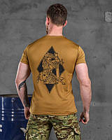 Тактическая футболка койот для пехоты, футболка coolmax койот, футболка армейская тактическая зсу lm712