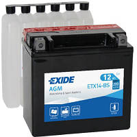 Аккумулятор автомобильный EXIDE AGM 12Ah (+/-) (200EN) (ETX14-BS)