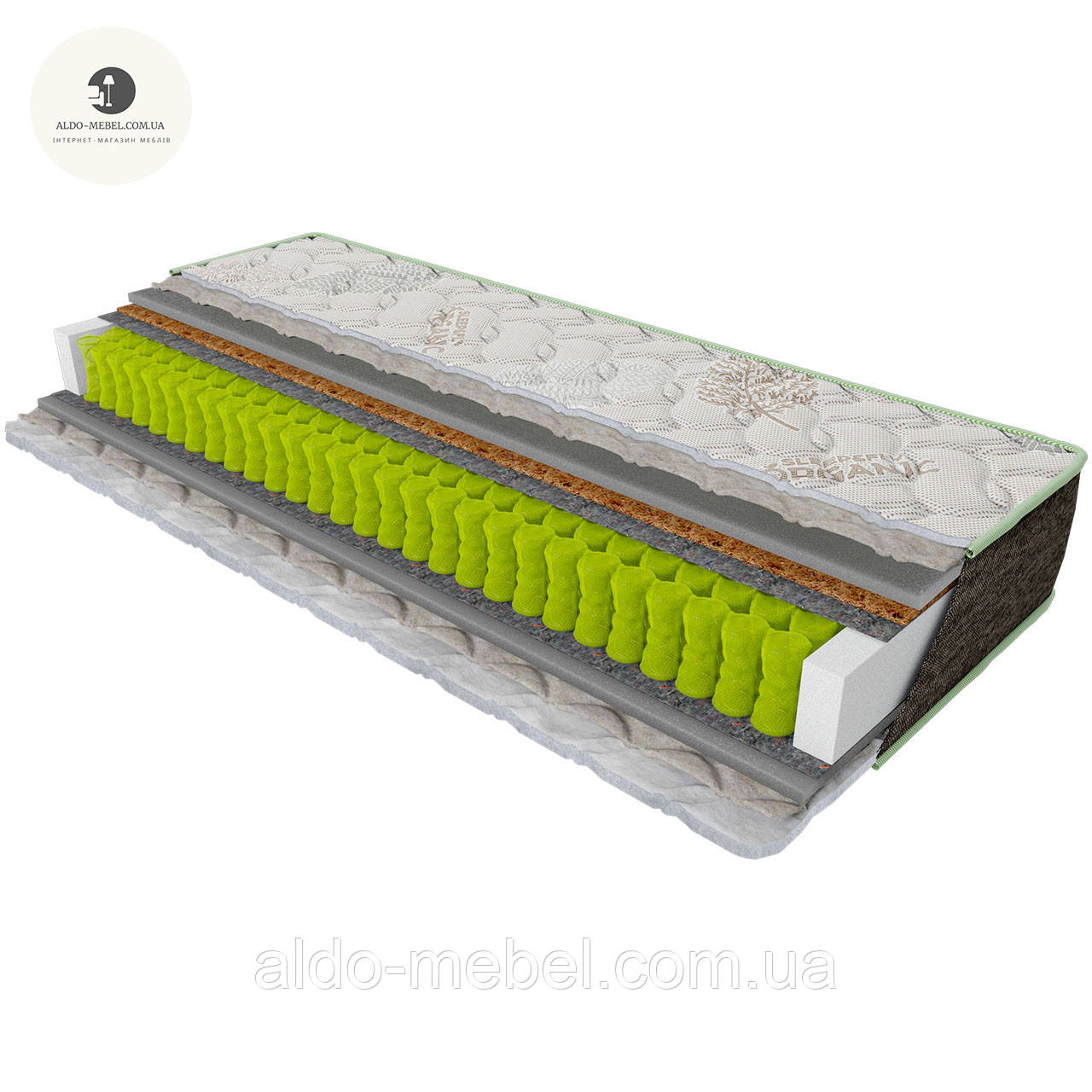 Ортопедичний матрац Sleep & Fly Organic Verso