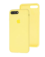 Чохол-накладка Silicone Case для iPhone 7 Plus/8 Plus Світло-жовтий
