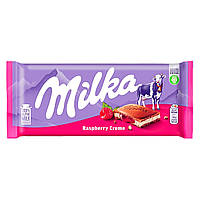 Шоколад молочный Milka Raspberry Creme 100 г