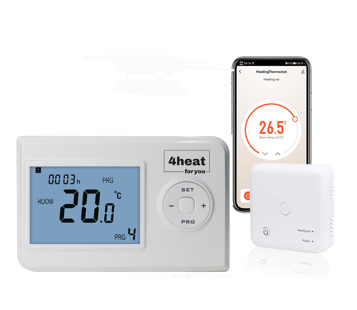 Бездротовий WIFi терморегулятор для котла 4HEAT WT-02