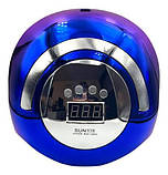 UV/LED лампа SUN Y15 Chrom (Блакитний) для сушіння нігтів, 168 Вт., фото 2