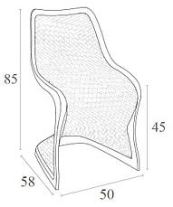 Стілець (Bloom chair), арт. 048 (шт), фото 3