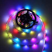 Світлодіодна стрічка 5V 5050 60Led IP20 RGB Pixel Full Color