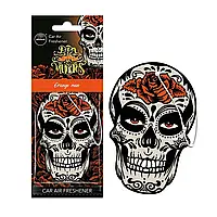 Автомобільний ароматизатор Aroma Car Dia De Los Muertos - Skull Orange Man (103798)