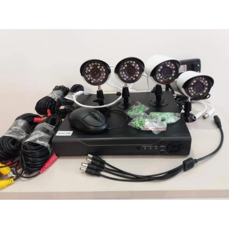 Комплект видеонаблюдения 4-х канальный DVR | Уличные камеры с ИК-подсветкой - фото 4 - id-p2101708321