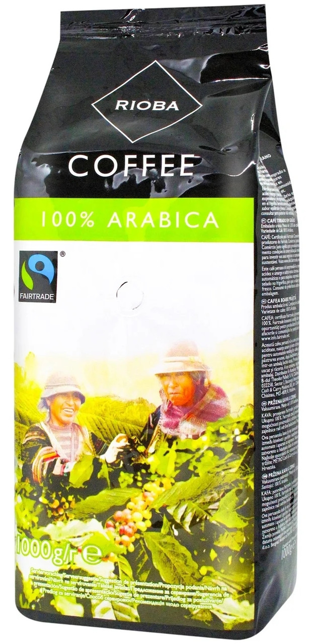 Кава в зернах Rioba Coffee 100% Arabica ПЕРУ 1000г