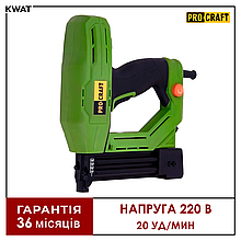 Степлер електричний 220 В Procraft PEH600 20 уд хв Цвяхи L15-32 мм Скоби L15-25 мм