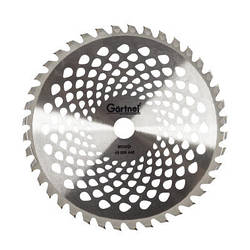 Ніж для тримера Gartner до садового тримера 255х25.4 мм 40 ТВС зубців 40020445 smart