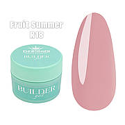 Моделюючий гель для нарощування - 15 мл, Builder Gel, Дизайнер Fruit summer R18