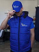 Жилет безрукавка Vsetex Чоловічий Синій M, фото 6