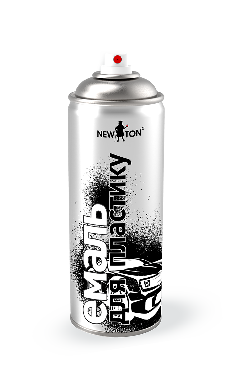Фарба аерозольна для пластику Біла RAL 9003 New Ton 400мл