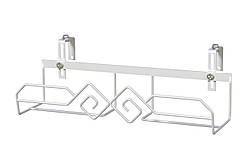 Металева підставка для квітів і вазонів Adore Décor 12х16х51 см Білий