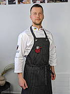 Фартух Fredo Чорний з вишивкою | Фартух з брендуванням, фото 2