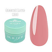 Моделюючий гель для нарощування - 15 мл, Builder Gel, Дизайнер Secret love R20