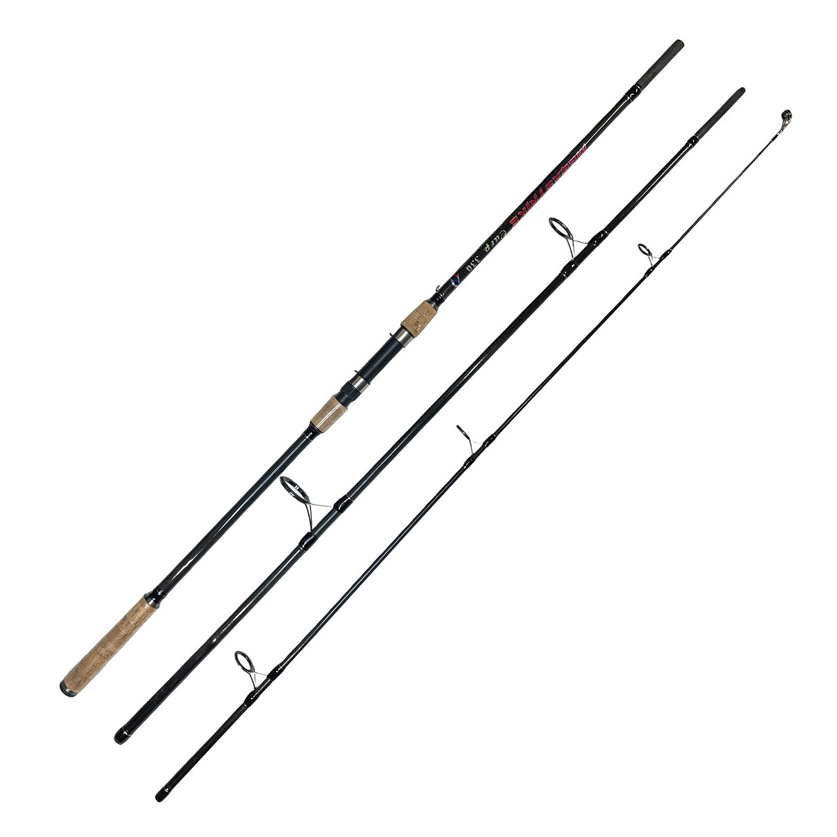 Коропове штекерне вудилище MegaStrike Carp Carbon 3.90м - 3,5Lbs - 3 секції