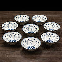 Набір піал "Квітка" 80 мл 8 шт