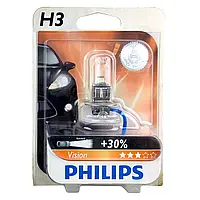 Лампа автомобільна галогенна PHILIPS Vision +30% H3 12336PRB1 1 шт (695611)