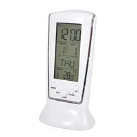Функциональные настольные электронные часы с термометром будильником и подсветкой