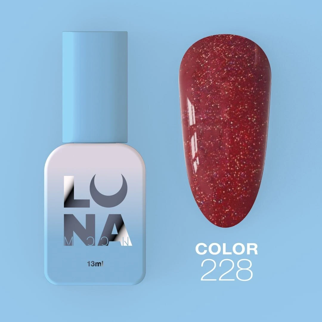 Luna color 228 гель-лак світловідбивний, 13ml