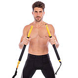 Палиця-тренажер Resistance Bar з амортизатором та дверним кріпленням TRX SP-Sport FI-3728-07, фото 7