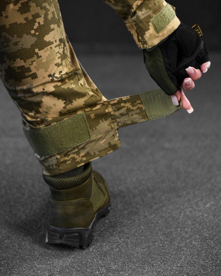 Тактический весенний женский костюм пиксель, военная форма для женщин, женская форма с липучками под шевроны 46 - фото 8 - id-p2101739386