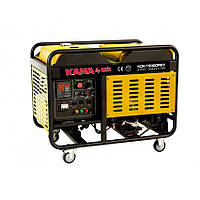 Генератор дизельный KDK15000RE3, трехфазный 230/400V, 50Hz, 15KVA, объем 34л l