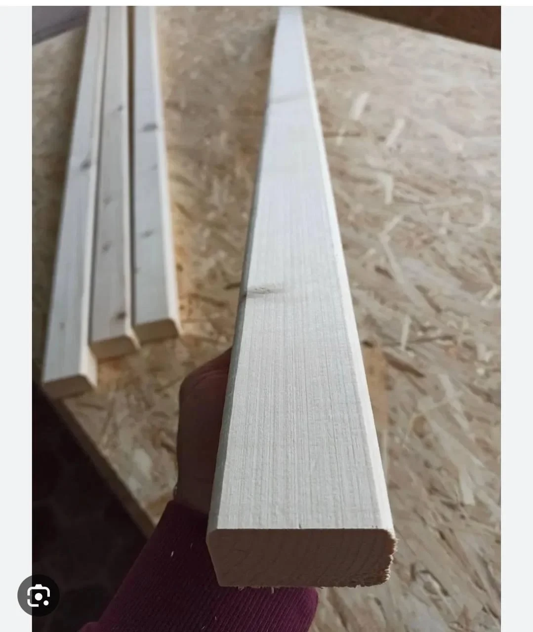 Брус для лавочки. Лавочный брус. 40*60*1500 мм. Шлифованный ...