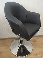 Кресло парикмахерское HC547N, черное, гидравлика