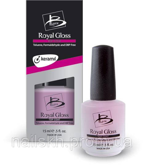 Blaze Nails Royal Gloss - Глянцевое финишное покрытие 15 мл - фото 1 - id-p2101748175