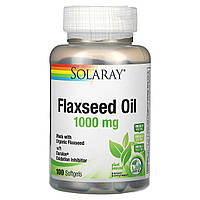 Льняное масло (Flaxseed Oil) 1000 мг 100 капсул